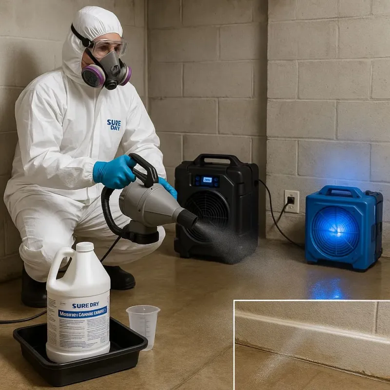 Sanitization and Odor Removal process in Archer Lodge, NC