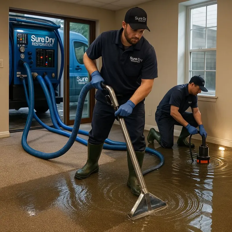 Water Extraction and Removal process in Archer Lodge, NC